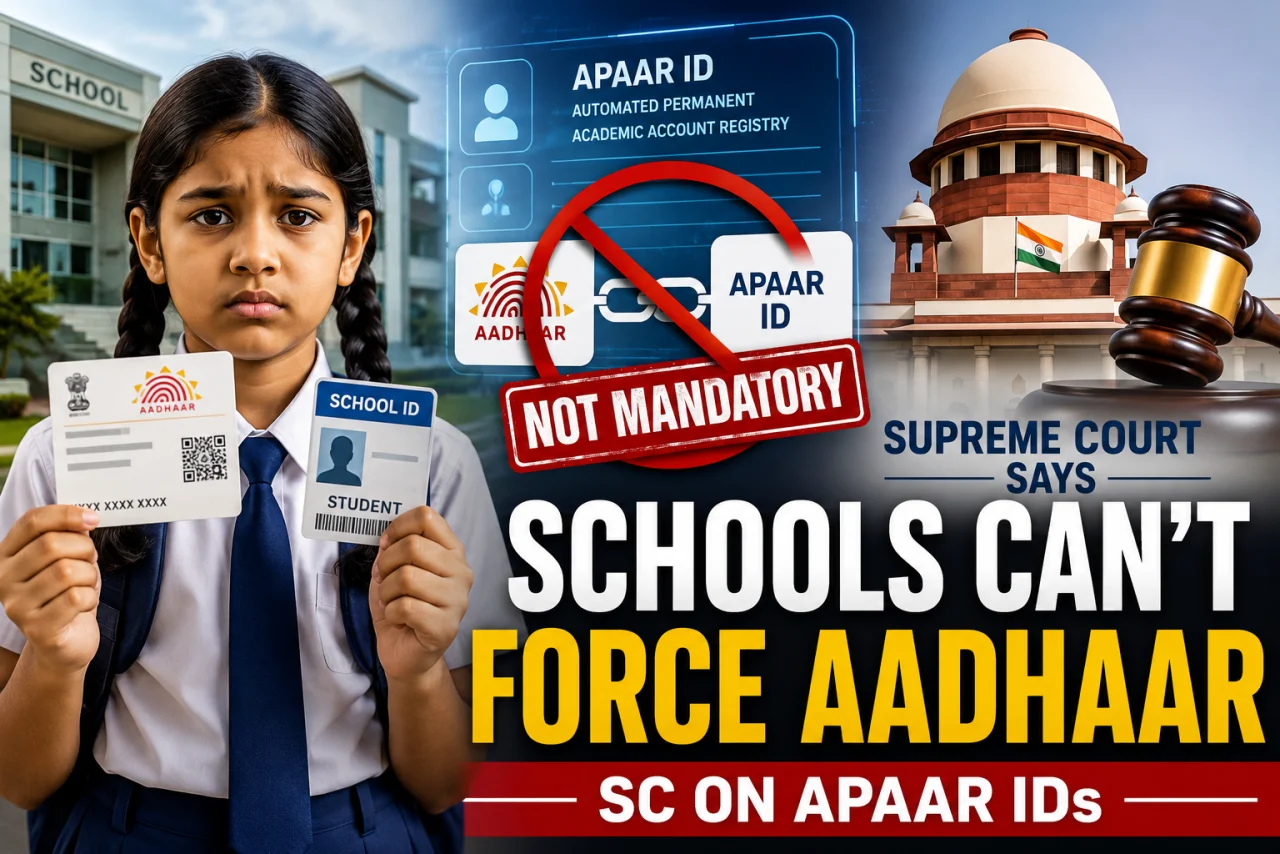 APAAR ID Can't Be Forced on Students: Supreme Court